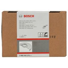 Bosch Schutzhaube ohne Deckblech, 125 mm, mit Codierung, Schraubverschluss (2 605 510 172), image 
