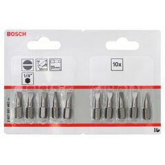 Bosch Schrauberbit Extra-Hart S 0,8 x 5,5, 25 mm, 10er-Pack (2 607 001 462), image 