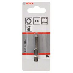 Bosch Schrauberbit Extra-Hart T8, 49 mm, 1er-Pack (2 607 001 628), image 