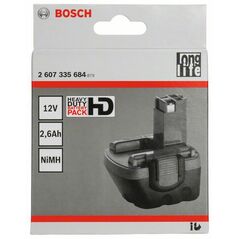 Bosch Akkupack 12 V-O, Standard Duty (SD), 2.6 Ah, NiMH (2 607 335 684), image 