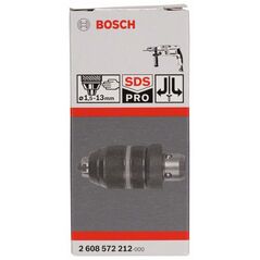 Bosch Schnellspannbohrfutter mit Adapter, 1,5 bis 13 mm, SDS plus, für GBH 2-26 DFR (2 608 572 212), image 