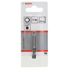 Bosch Schrauberbit Extra-Hart T30, 49 mm, 1er-Pack (2 607 001 642), image 