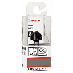 Bosch Hohlkehlfräser, 8 mm, R1 10 mm, D 20 mm, L 12,4 mm, G 46 mm (2 608 628 370), image 