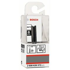 Bosch Nutfräser Standard for Wood, 8 mm, D1 8 mm, L 25,4 mm, G 56 mm (2 608 628 372), image 