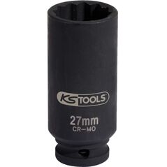KS Tools 1/2" Spezial-Gelenkwellen-Kraft-Stecknuss, 27mm, image 