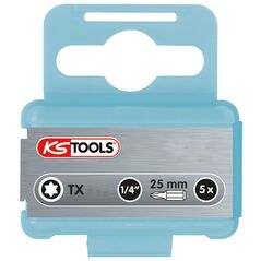 KS Tools 1/4" EDELSTAHL Bit Torx, 25mm, T20, 5er Pack, image 