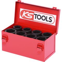 KS Tools 3/4" Sechskant-Kraft-Stecknuss-Satz, 8-tlg lang, image 