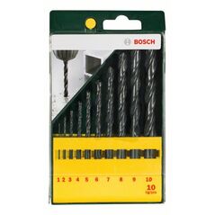 Bosch Metallbohrer-Set HSS-R, 10-teilig, 1 - 10 mm (2 607 019 442), image 