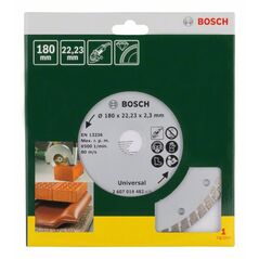 Bosch Diamanttrennscheibe Turbo, Durchmesser: 180 mm (2 607 019 482), image 