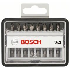 Bosch Schrauberbit-Set Robust Line Sx Extra-Hart, 8-teilig, 49 mm, PZ (2 607 002 557), image 