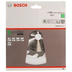 Bosch Kreissägeblatt Optiline Wood für Handkreissägen, 130 x 20/16 x 2,4 mm, 12 Zähne (2 608 641 167), image 