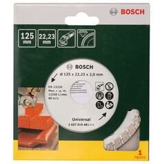 Bosch Diamanttrennscheibe Turbo, Durchmesser: 125 mm (2 607 019 481), image 