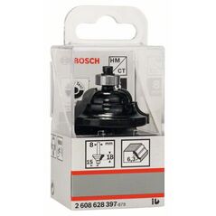 Bosch Profilfräser D, 8 mm, R1 6,3 mm, B 15 mm, L 18 mm, G 60 mm (2 608 628 397), image 