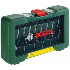 Bosch HM-Fräser-Set mit 1/4 Schaft, 15-teilig (2 607 019 468), image 