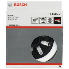 Bosch Schleifteller mittelhart, 150 mm, für GEX 125-150 AVE, GEX 150 (2 608 601 185), image 