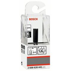 Bosch Nutfräser Standard for Wood, 6 mm, D1 8 mm, L 19,5 mm, G 51 mm (2 608 628 441), image 