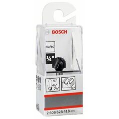 Bosch "Hohlkehlfräser 1/4"", R1 6,3 mm, D 12,7 mm, L 9,2 mm, G 40 mm" (2 608 628 418), image 