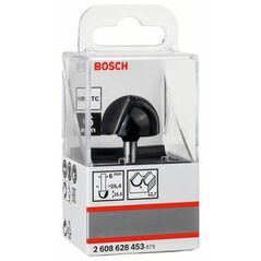Bosch Hohlkehlfräser 6 mm, R1 12,7 mm, D 25,4 mm, L 15,6 mm, G 49 mm (2 608 628 453), image 