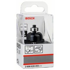 Bosch Hohlkehlfräser 6 mm, R1 6.4 mm, D 25,4 mm, L 12,6 mm, G 54 mm (2 608 628 455), image 