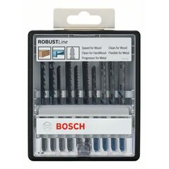Bosch Stichsägeblatt-Set Robust Line Wood and Metal, T-Schaft, 10-teilig (2 607 010 542), image 