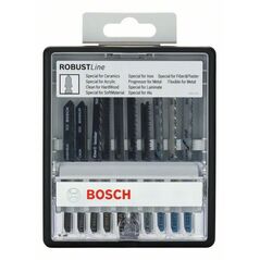 Bosch Stichsägeblatt-Set Robust Line Top Expert, T-Schaft, 10-teilig (2 607 010 574), image 