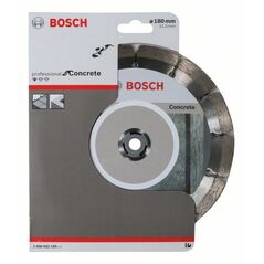 Bosch Diamanttrennscheibe Standard for Concrete, 180 x 22,23 x 2 x 10 mm, 1er-Pack (2 608 602 199), image 
