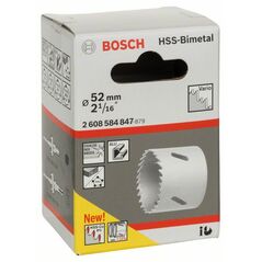 Bosch Lochsäge HSS-Bimetall für Standardadapter, 52 mm, 2 1/16 Zoll (2 608 584 847), image 