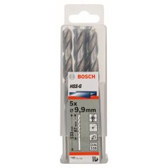 Bosch Metallbohrer HSS-G, DIN 338, 9,9 x 87 x 133 mm, 5er-Pack (2 608 585 521), image 