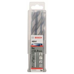 Bosch Metallbohrer HSS-G, DIN 338, 11,9 x 101 x 151 mm, 5er-Pack (2 608 585 537), image 