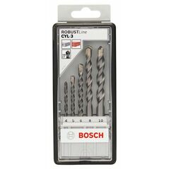 Bosch Betonbohrer-Robust Line-Set CYL-3, Silver Percussion, 5-teilig, 4 - 10 mm (2 607 010 524), image 