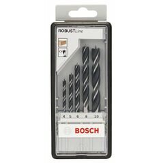 Bosch Holzspiralbohrer-Set Robust Line, 5-teilig, 4 - 10 mm (2 607 010 527), image 