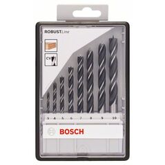 Bosch Holzspiralbohrer-Set Robust Line, 8-teilig, 3 - 10 mm (2 607 010 533), image 