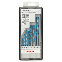Bosch Mehrzweckbohrer-Robust Line-Set CYL-9 Multi Construction, 7-teilig, 4 - 12 mm (2 607 010 543), image 