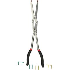 KS Tools Doppelgelenk-Sicherungszange für Innensicherungsringe mit auswechselbaren Spitzen, image 
