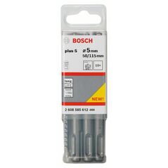 Bosch Hammerbohrer SDS plus-5, 5 x 50 x 115 mm, 10er-Pack (2 608 585 612), image 