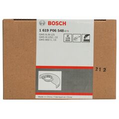 Bosch Schutzhaube ohne Deckblech, 125 mm, Schraubverschluss mit Codierung (1 619 P06 548), image 