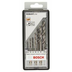 Bosch Holzspiralbohrer-Set Robust Line, 1/4 Zoll-Sechskantschaft, 7-teilig, 2 - 8 mm (2 607 019 923), image 