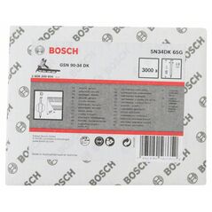 Bosch D-Kopf Streifennagel SN34DK 65G, 2,8 mm, 65 mm, verzinkt, glatt (2 608 200 006), image 