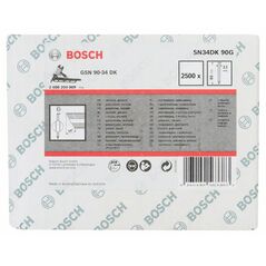 Bosch D-Kopf Streifennagel SN34DK 90G, 3,1 mm, 90 mm, verzinkt, glatt (2 608 200 009), image 