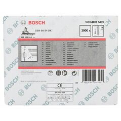 Bosch D-Kopf Streifennagel SN34DK 50R, 2,8 mm, 50 mm, blank, gerillt (2 608 200 014), image 