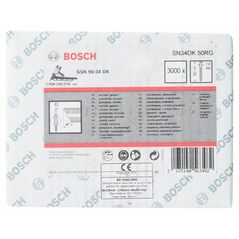 Bosch D-Kopf Streifennagel SN34DK 50RG, 2,8 mm, 50 mm, verzinkt, gerillt (2 608 200 019), image 