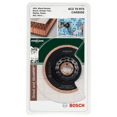 Bosch Starlock Carbide-RIFF Schmalschnitt-Segmentsägeblatt ACZ 70 RT5, 70 mm (2 609 256 975), image 
