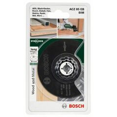 Bosch BIM Segmentsägeblatt ACZ 85 EB Starlock, Wood and Metal, 85 mm (2 609 256 943), image 