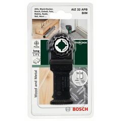 Bosch Tauchsägeblatt AIZ 32 APB Starlock BIM, Wood and Metal, 50 x 32 mm (2 609 256 945), image 