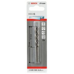 Bosch Metallbohrer HSS-G, DIN 338, 4 x 43 x 75 mm, 2er-Pack (2 608 585 916), image 