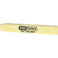 KS Tools Kunststoff-Gliedermaßstab, gelb, 2m, image 