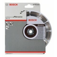 Bosch Diamanttrennscheibe Standard for Abrasive, 150 x 22,23 x 2 x 10 mm (2 608 602 617), image 