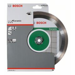 Bosch Diamanttrennscheibe Best for Ceramic, 200 x 25,40 x 2,2 x 10 mm (2 608 602 636), image 
