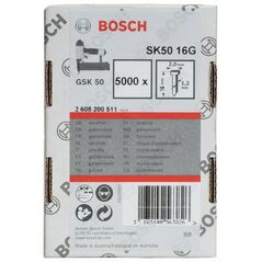 Bosch Senkkopf-Stift SK50 16G, 1,2 mm, 16 mm, verzinkt (2 608 200 511), image 