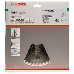Bosch Kreissägeblatt Top Precision Best for Wood, 216 x 30 x 2,3 mm, 48 (2 608 642 101), image 